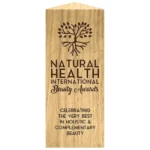Bamboo Wooden Desk Plaque 200mm
