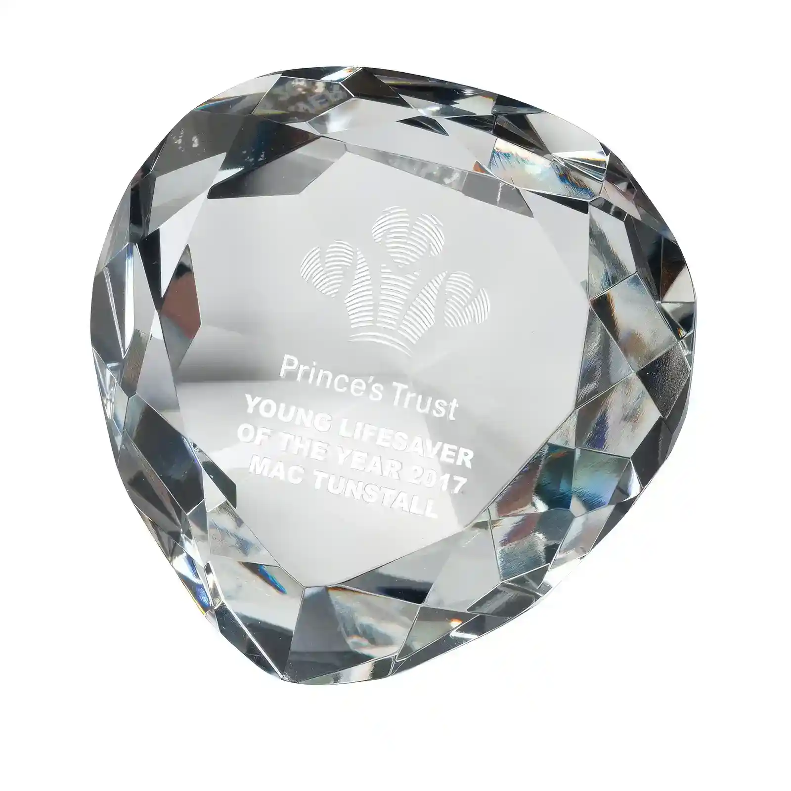 CR16127A Venus Optical Crystal Paperweight 80mm (50mm Width) - Image 1