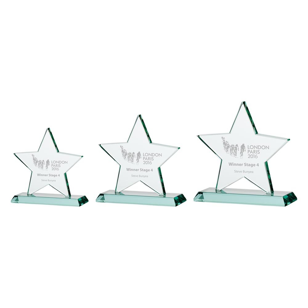 CR16135.jpg Galaxy Star Jade Glass Award - Image 1