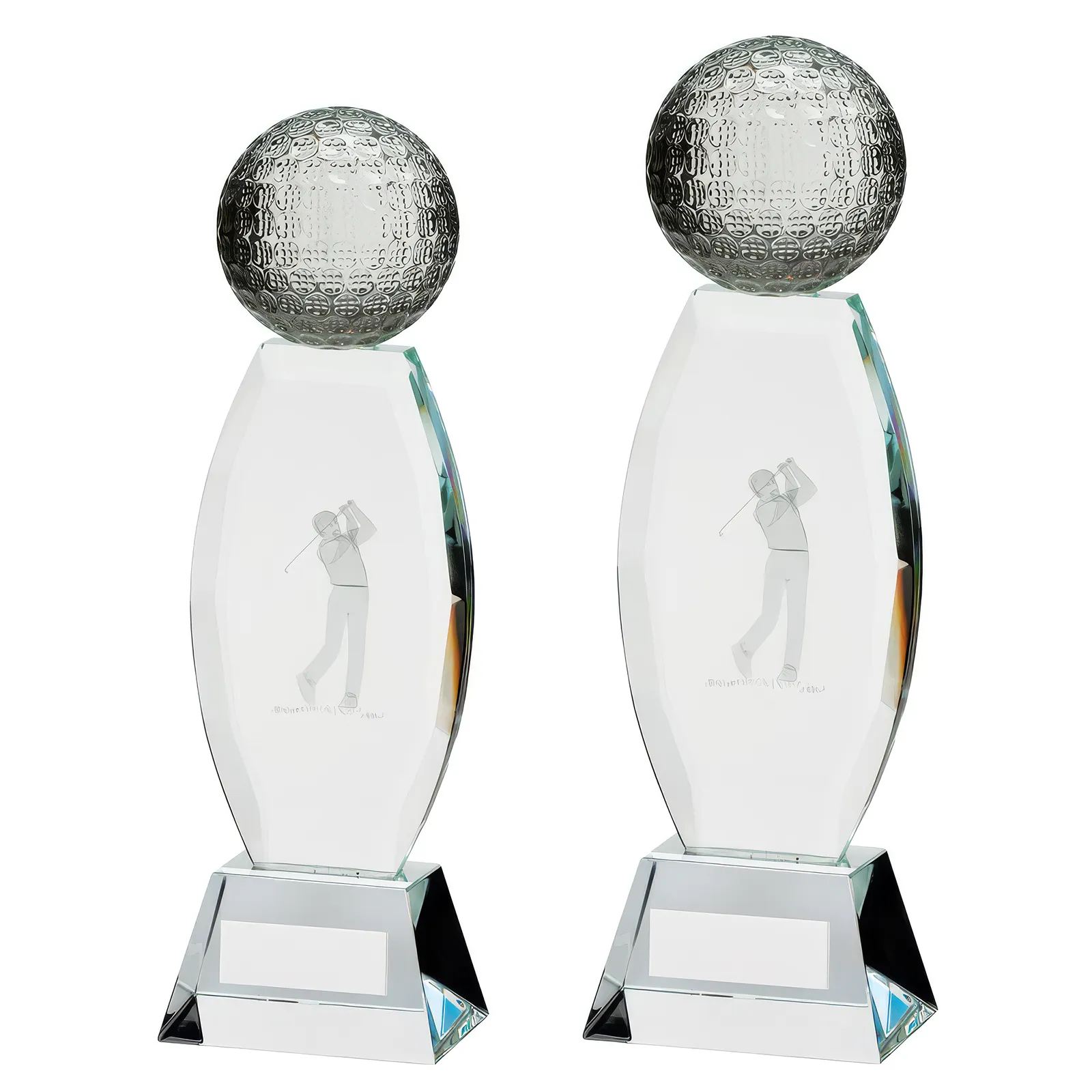 CR17109 Infinity Golf Crystal Award - Image 1