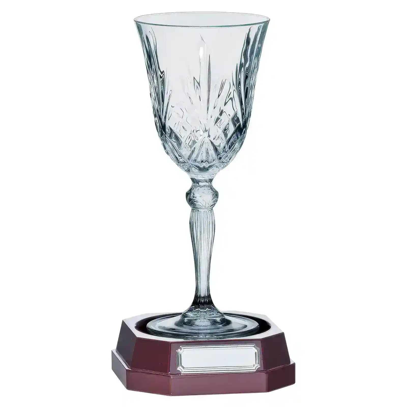 CR1740A Lindisfarne St Joseph Crystal Wine Glass 220mm - Image 1