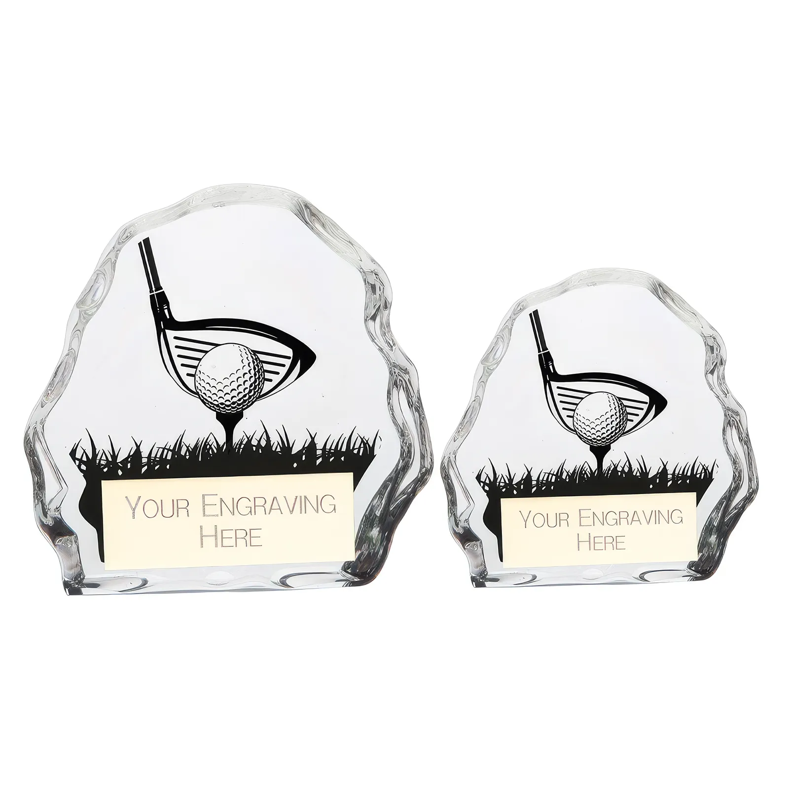 CR22251 Mystique Golf Glass Award - Image 1