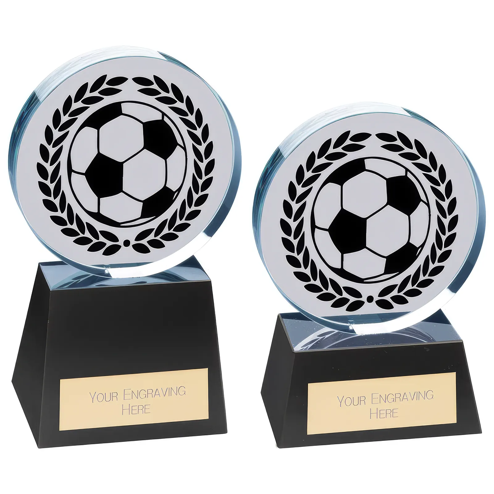 CR24170 Emperor Football Crystal Award - Image 1