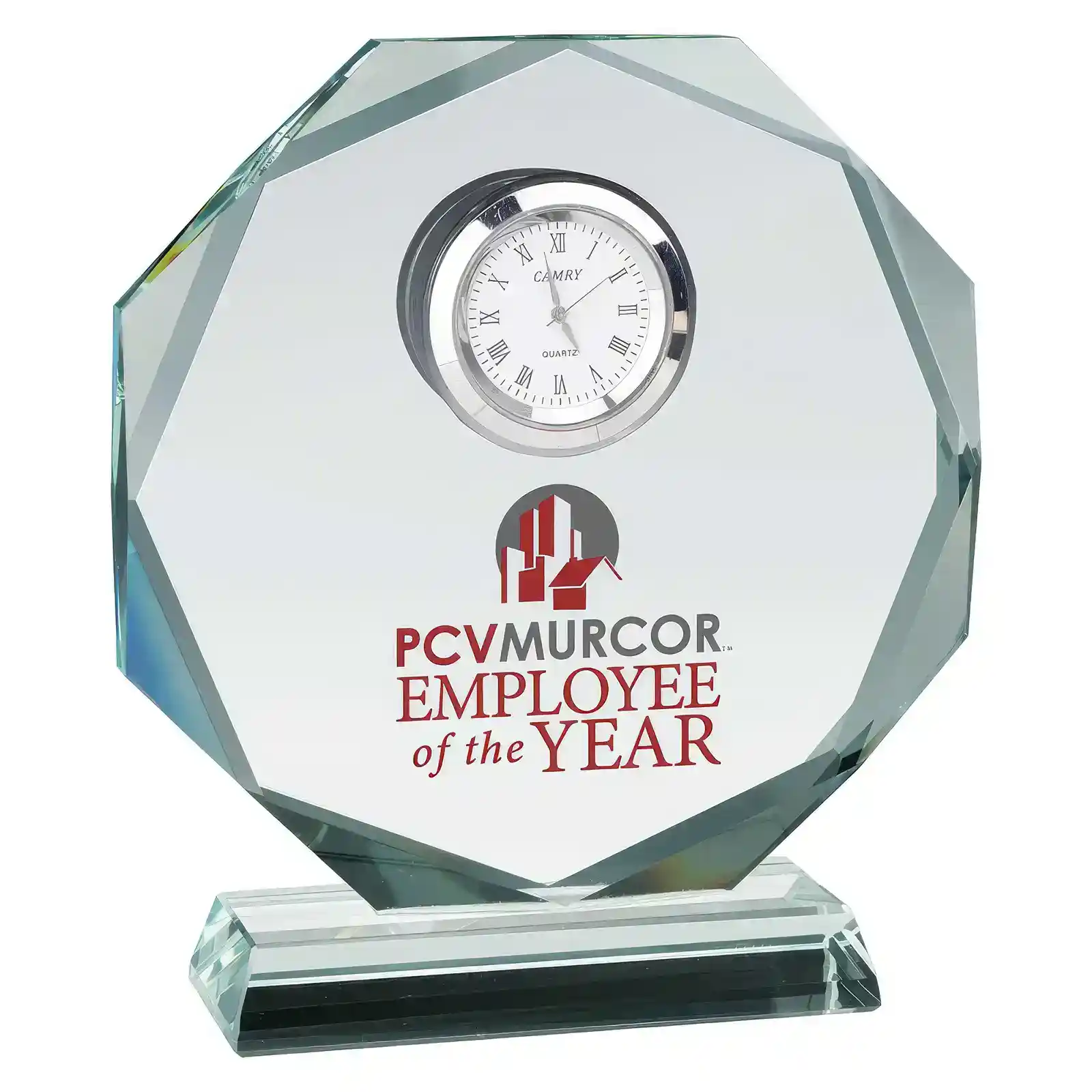 CR25307A Recognition Clock Jade Award 135mm (10mm Width) - Image 1