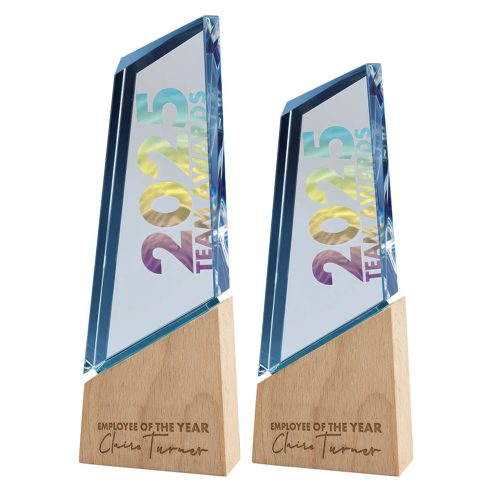 CR25471 Mountain Peak Glass Award - Image 1