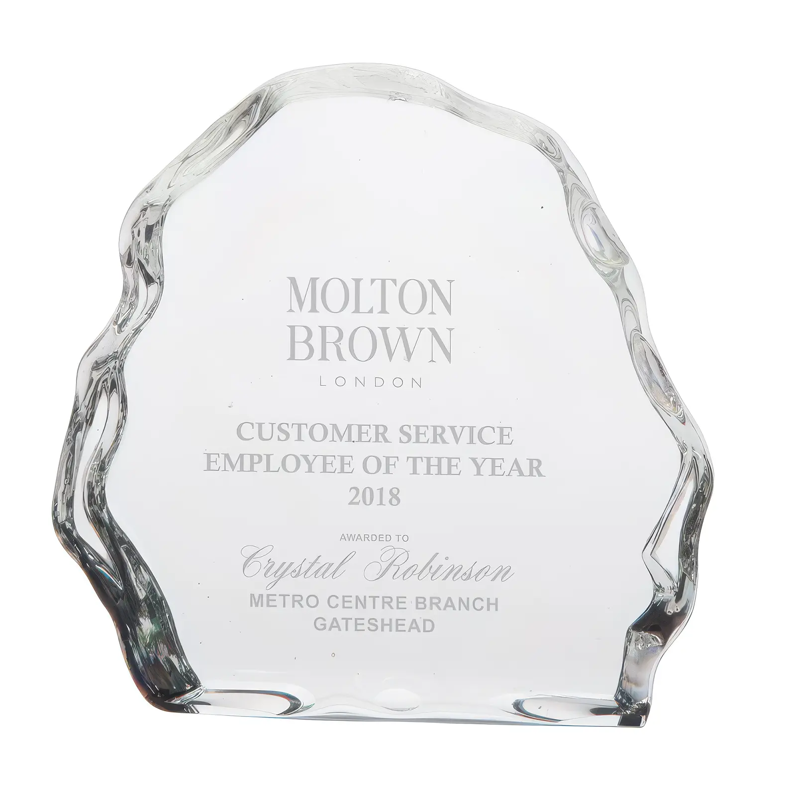 CR3280 Sub Zero Glass Award ( Thick) - Image 1