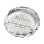 York Optical Crystal Paperweight 90mm (25mm Width)