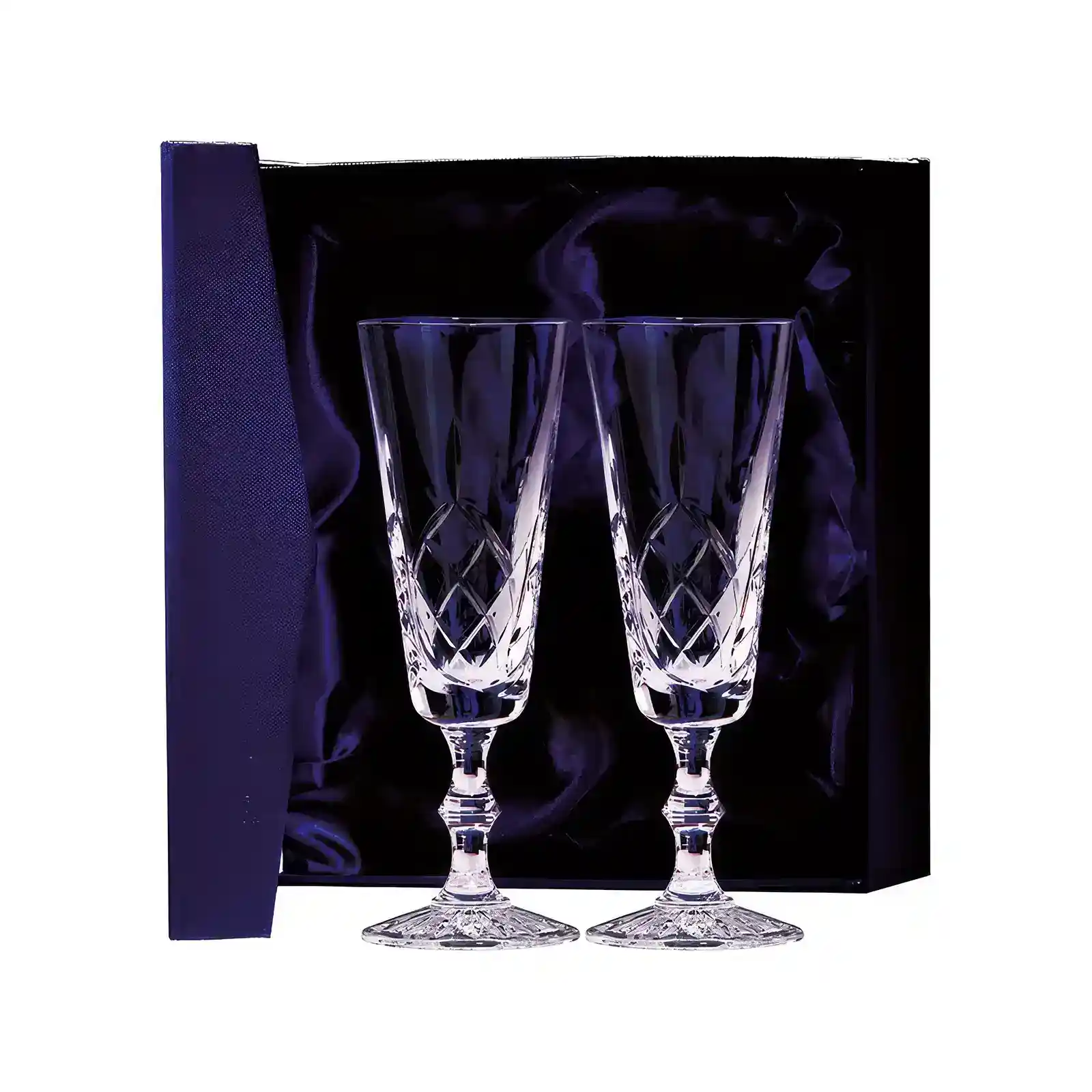CR7205 Lindisfarne Orco Crystal Champagne Glasses 280mm - Image 1