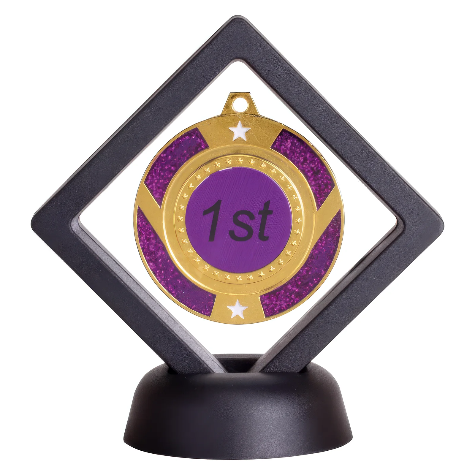 MB19507B Vision Medal Box & Stand 130mm Takes up to 70mm - Image 1