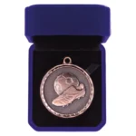 Power Boot Football Medal Box Antique