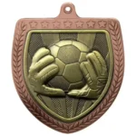 Cobra Football Goal Keeper Shield Medal