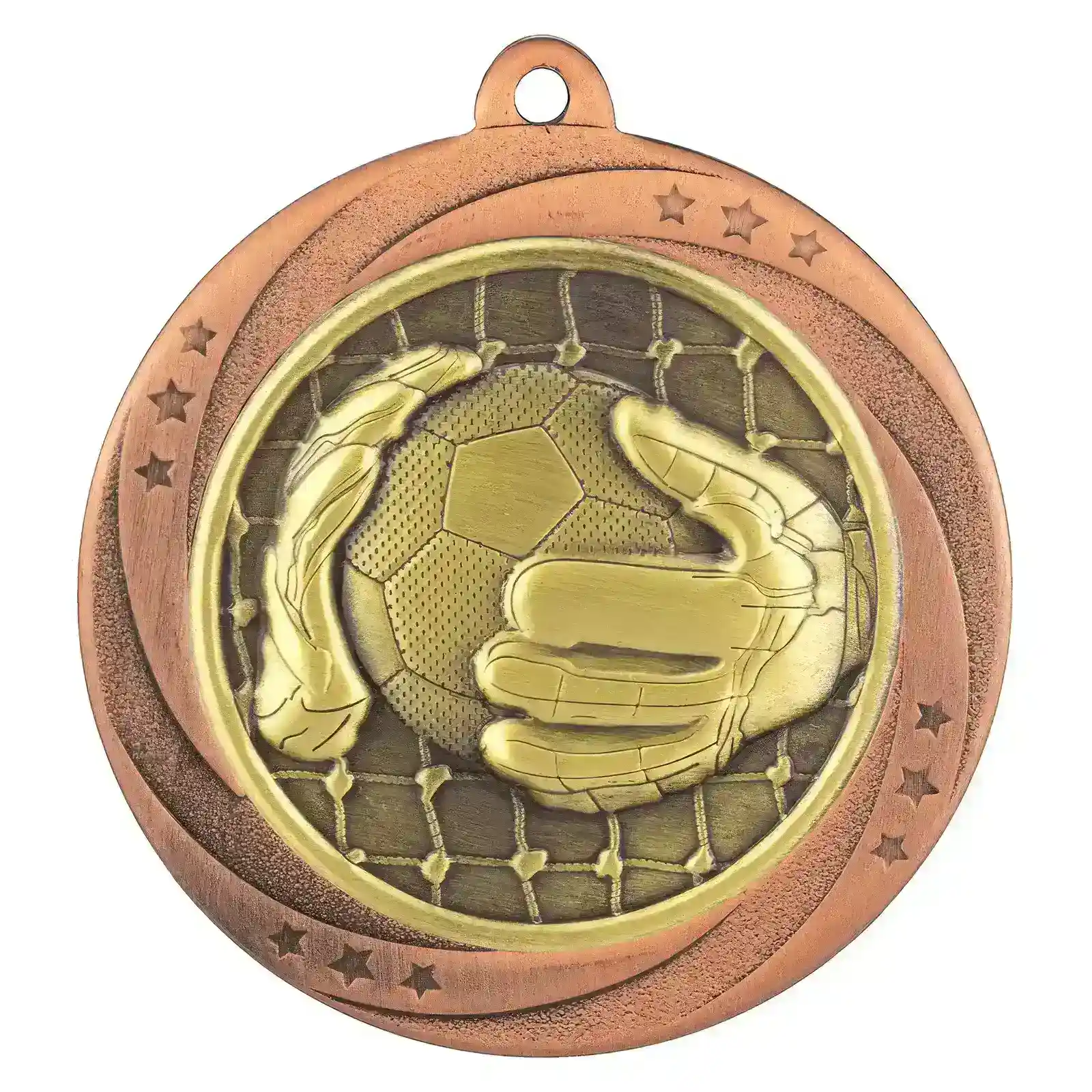 MM25050 Superstar Goalkeeper Medal - Image 1