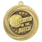 Superstar Player of Match Medal Gold 60mm