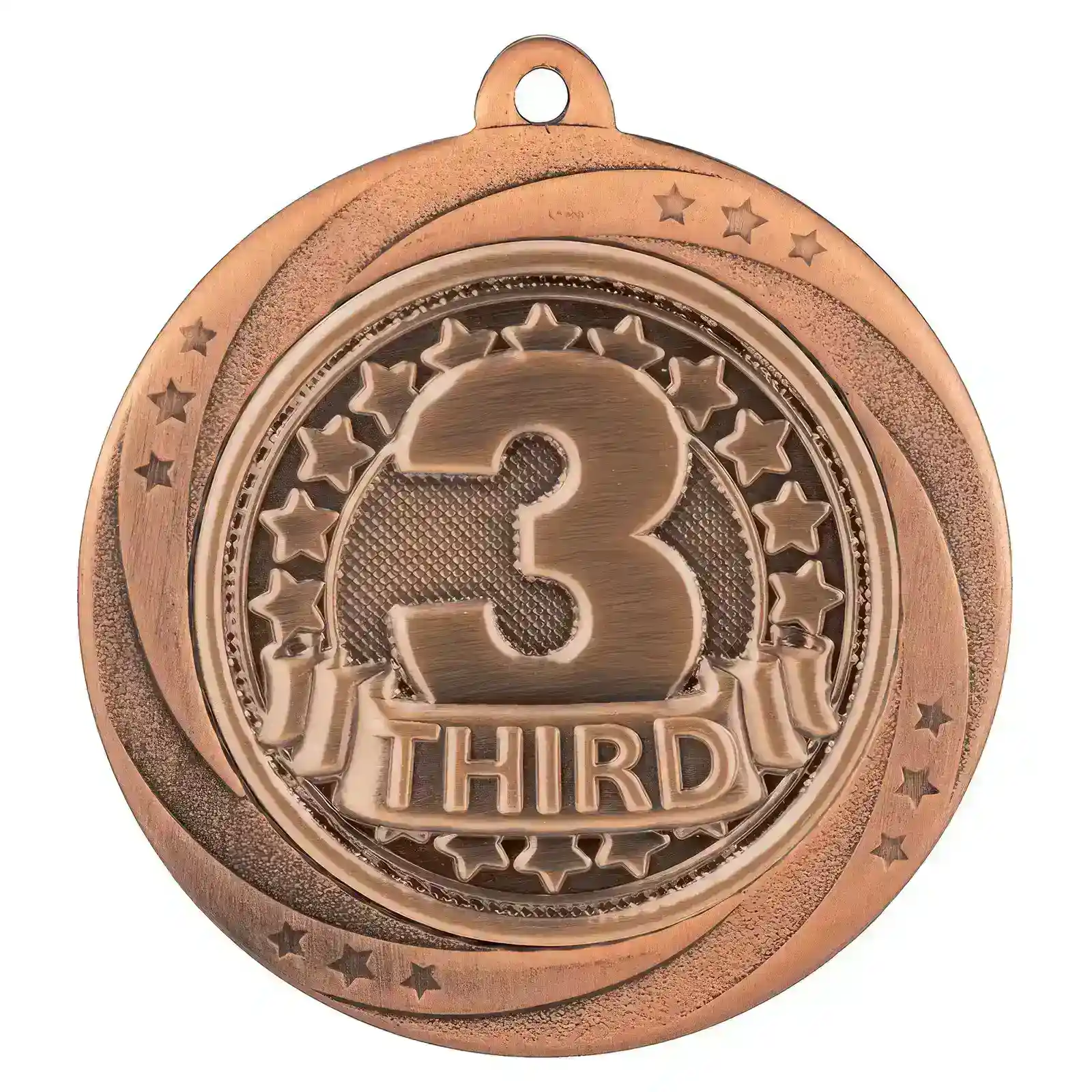 MM25162B Superstar 3rd Place Medal Bronze 60mm - Image 1