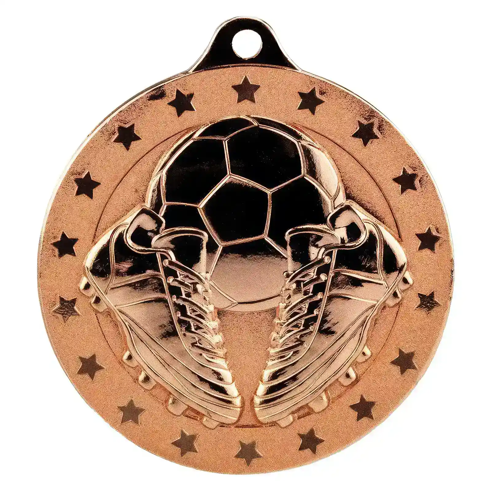 MM26182 Cascade Stars Football Medal 50mm - Image 1