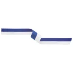 Medal Ribbon Blue/White 395x10mm