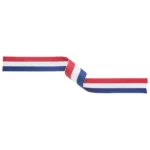 Medal Ribbon Red/White/Blue 395x10mm