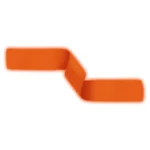 Neon Medal Ribbon Orange 430x22mm