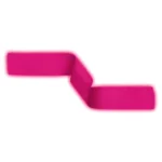 Neon Medal Ribbon Pink 430x22mm