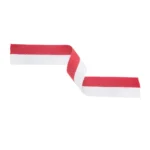 Medal Ribbon Red & White 395x22mm