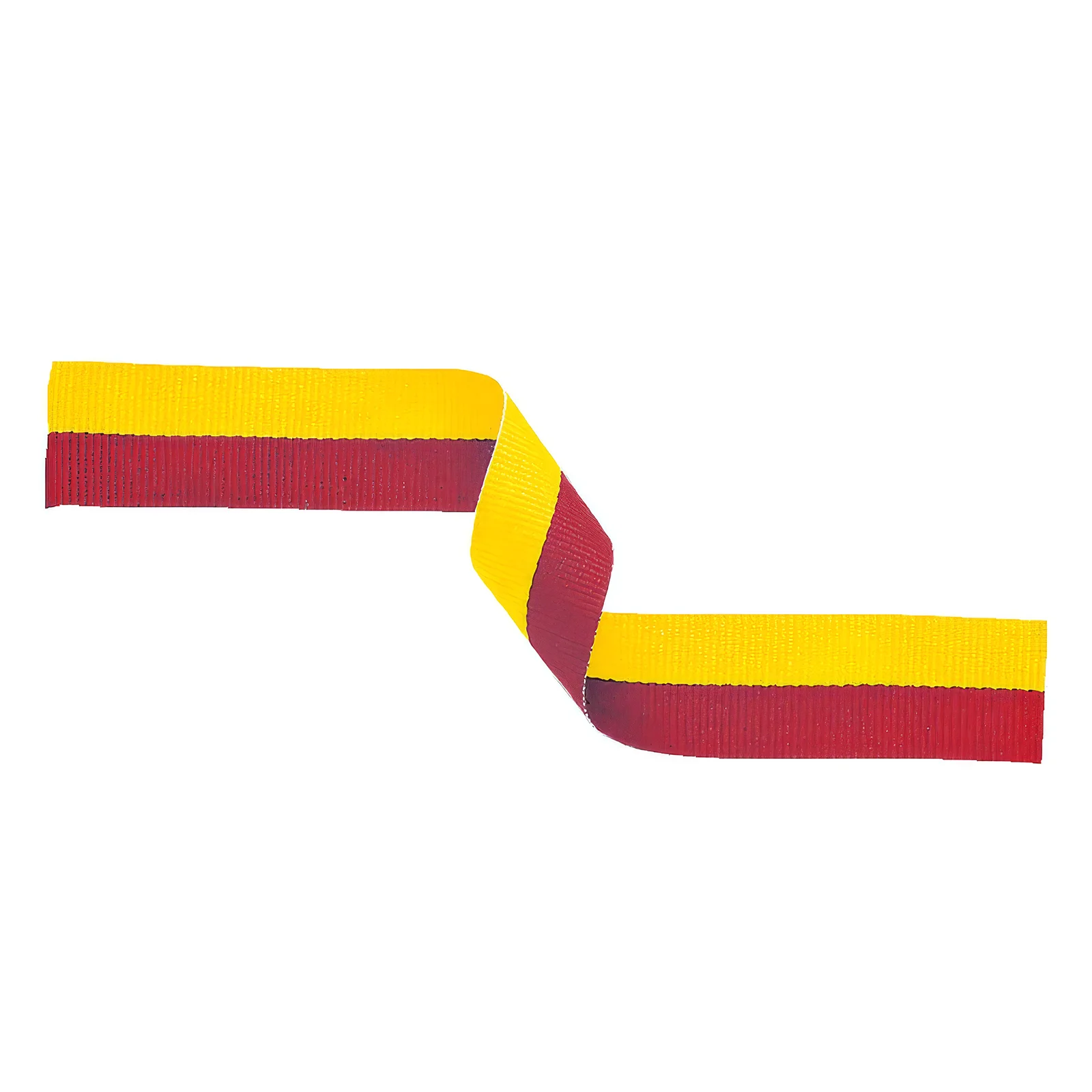 MR35 Medal Ribbon Red & Yellow 395x22mm - Image 1