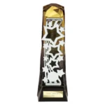 Shard Achievement Award Fusion Gold & Carbon Black 230mm