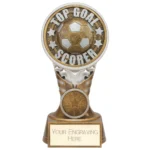 Ikon Tower Top Goal Scorer Award Antique Silver & Gold