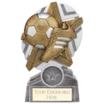 The Stars Football Plaque Award Silver & Gold