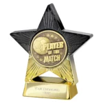 Superstar Player of Match Award Black & Gold