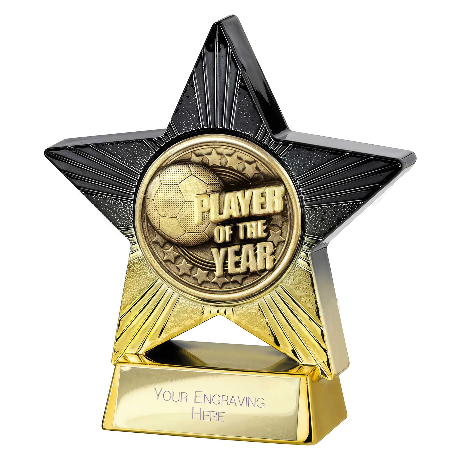 PA25057 Superstar Player of Year Award Black & Gold - Image 1
