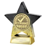 Superstar Attendance Award Black & Gold