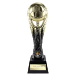The Winning Goal Football Award Gold & Carbon Black