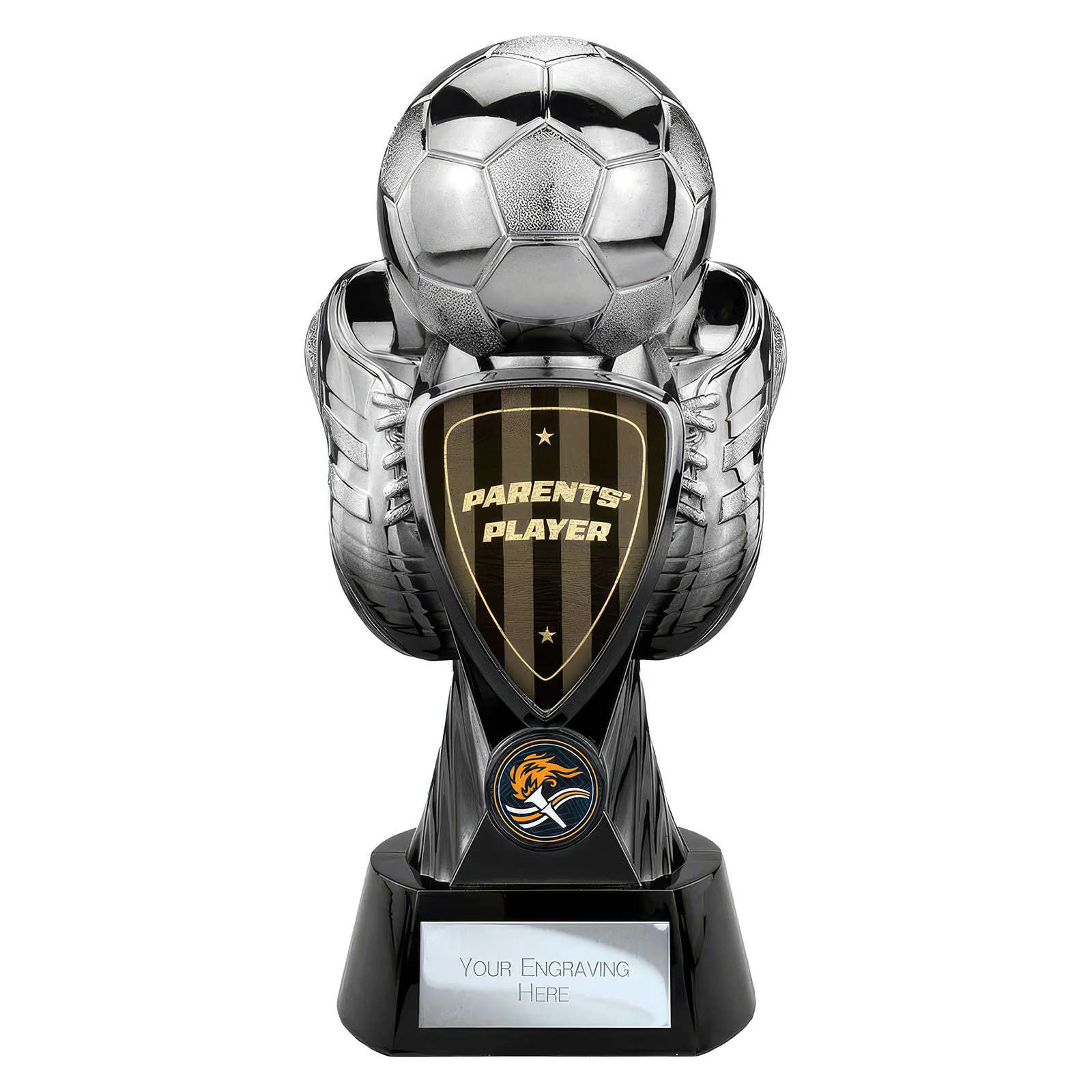 PA26120 Tournament Heavyweight Parents Player Gunmetal & Black - Image 1