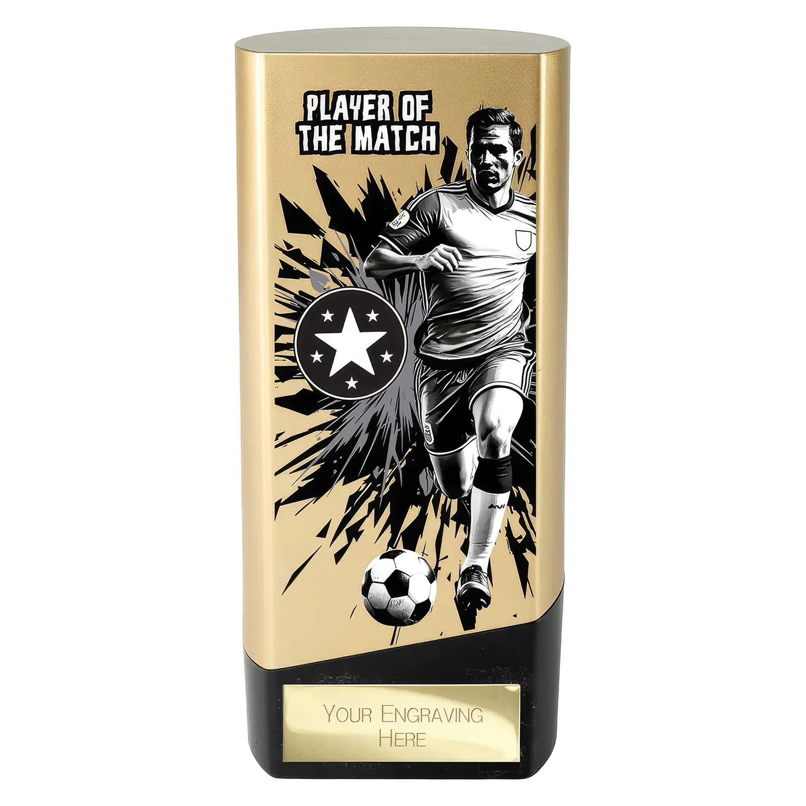 PA26129 Prime Heavyweight Player of the Match Gold & Black - Image 1