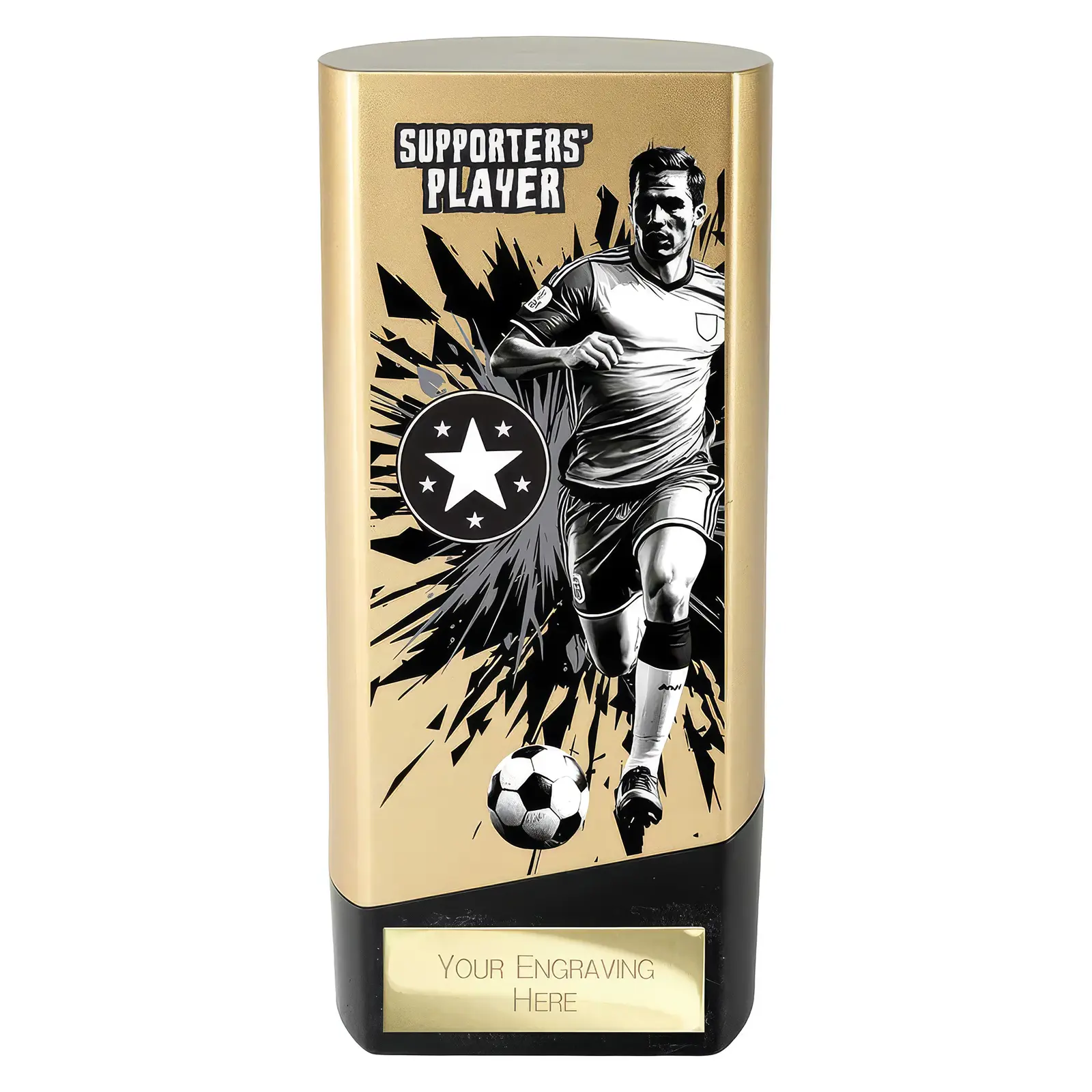 PA26138 Prime Heavyweight Supporter Player Gold & Black - Image 1