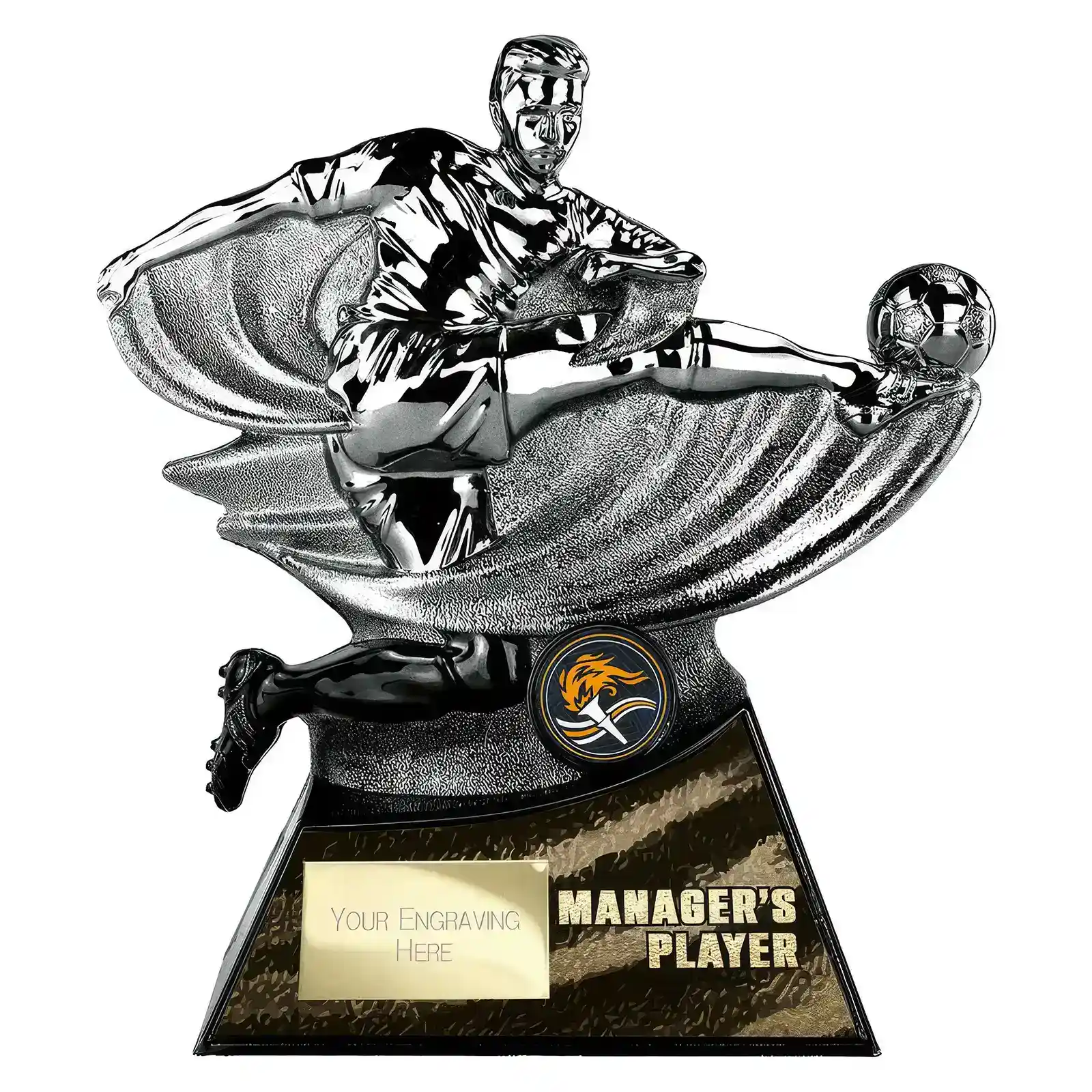 PA26189 Power Strike Football Managers Player Gunmetal & Black - Image 1