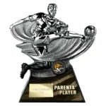 Power Strike Football Parents Player Gunmetal & Black