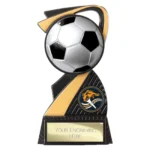 Mania Tower Football Award Carbon Black & Gold