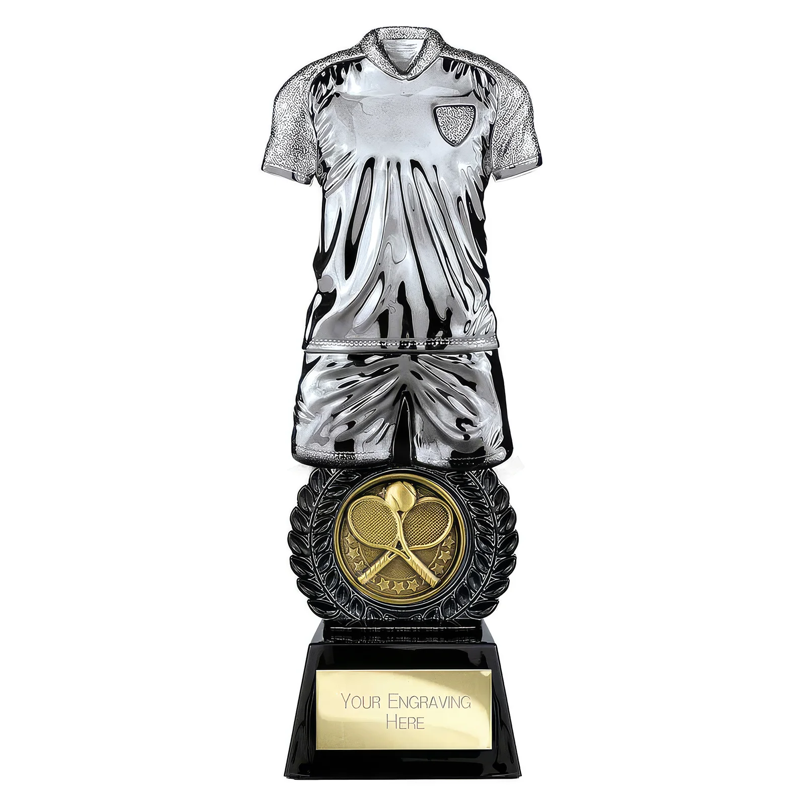 PC25080A Intensity Tennis Award Gunmetal & Carbon Black 260mm - Image 1