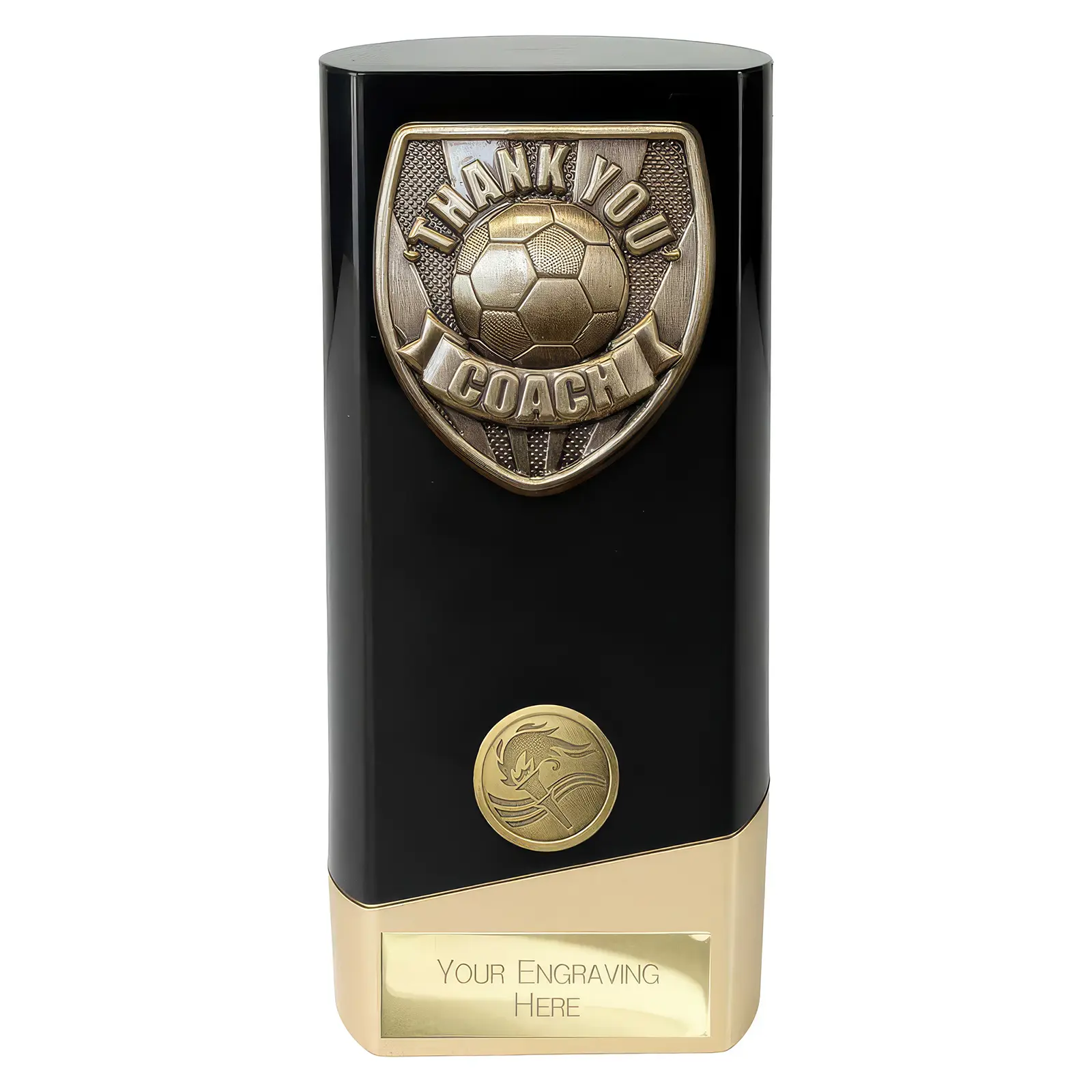 PK25112 Prime Cobra Thank you Coach Award Black & Gold - Image 1