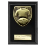 Cobra Plaque Football Shirt & Ball Award Epic Black