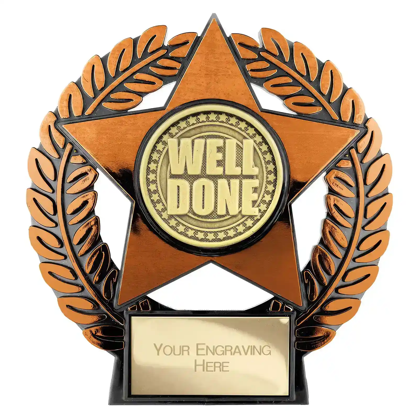 PL25163 Emperor Star Well Done Plaque - Image 1