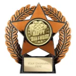 Emperor Star Happy Birthday Plaque