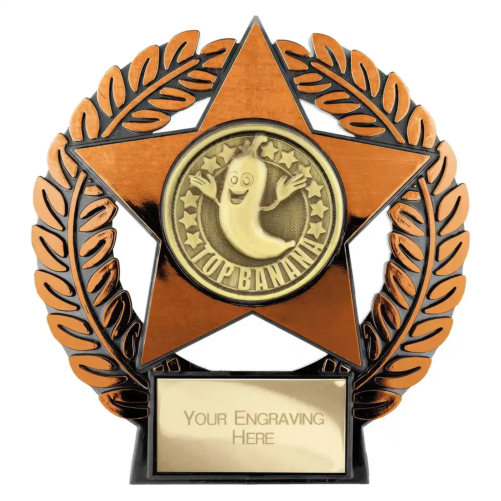 PL25177 Emperor Star Top Banana Plaque - Image 1