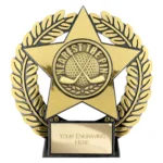 Emperor Star Nearest the Pin Plaque Gold 120mm