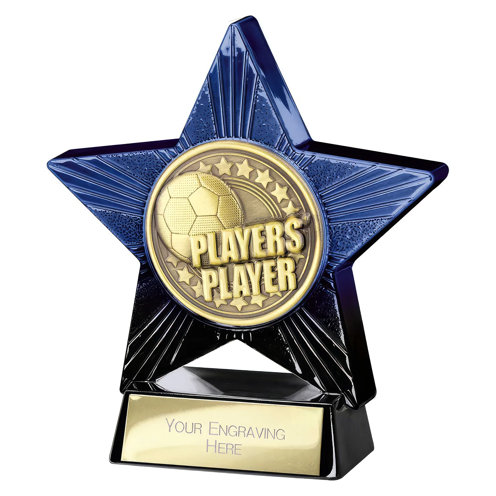 PM25058 Superstar Players Player Award Blue & Black - Image 1