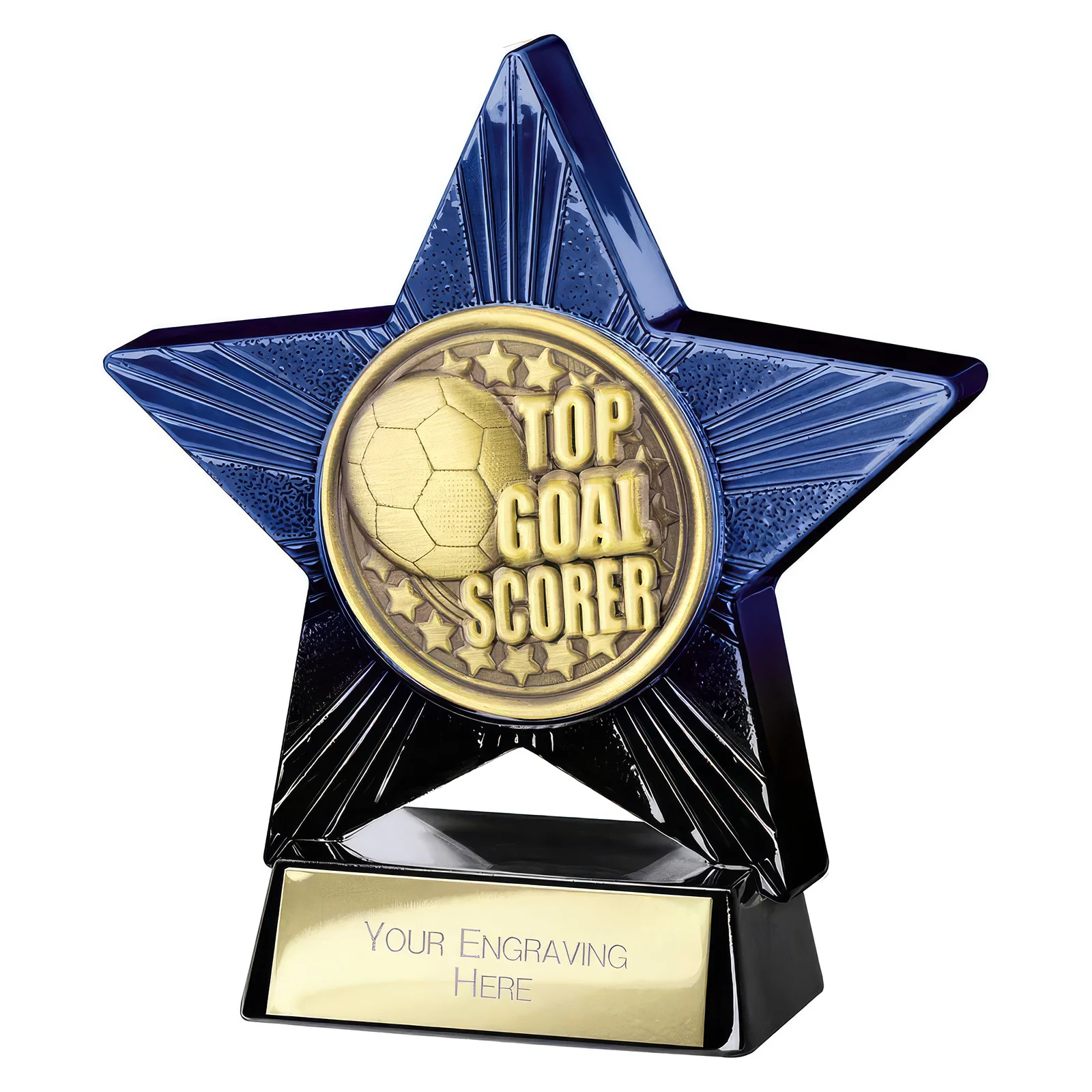 PM25060 Superstar Top Scorer Award Blue & Black - Image 1