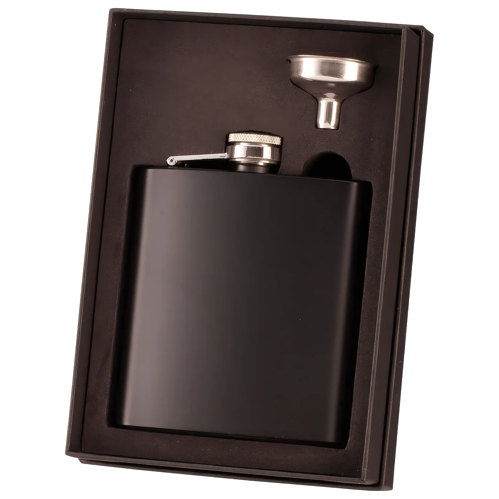 PP15186A The Balefire Celtic Polished Steel Flask 115mm 6oz - Image 1