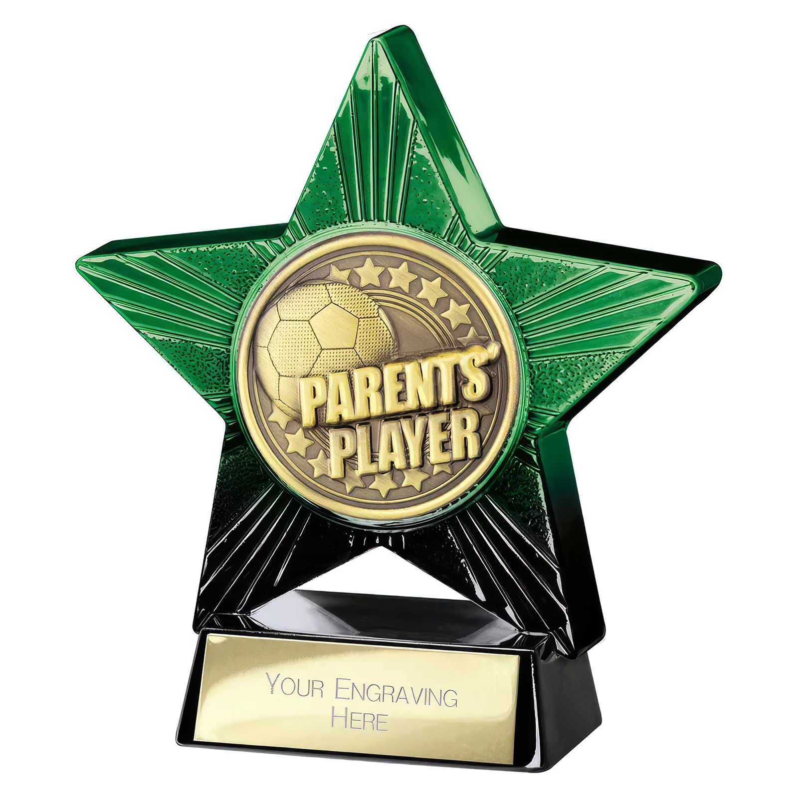 PQ25054 Superstar Parents Player Award Green & Black - Image 1