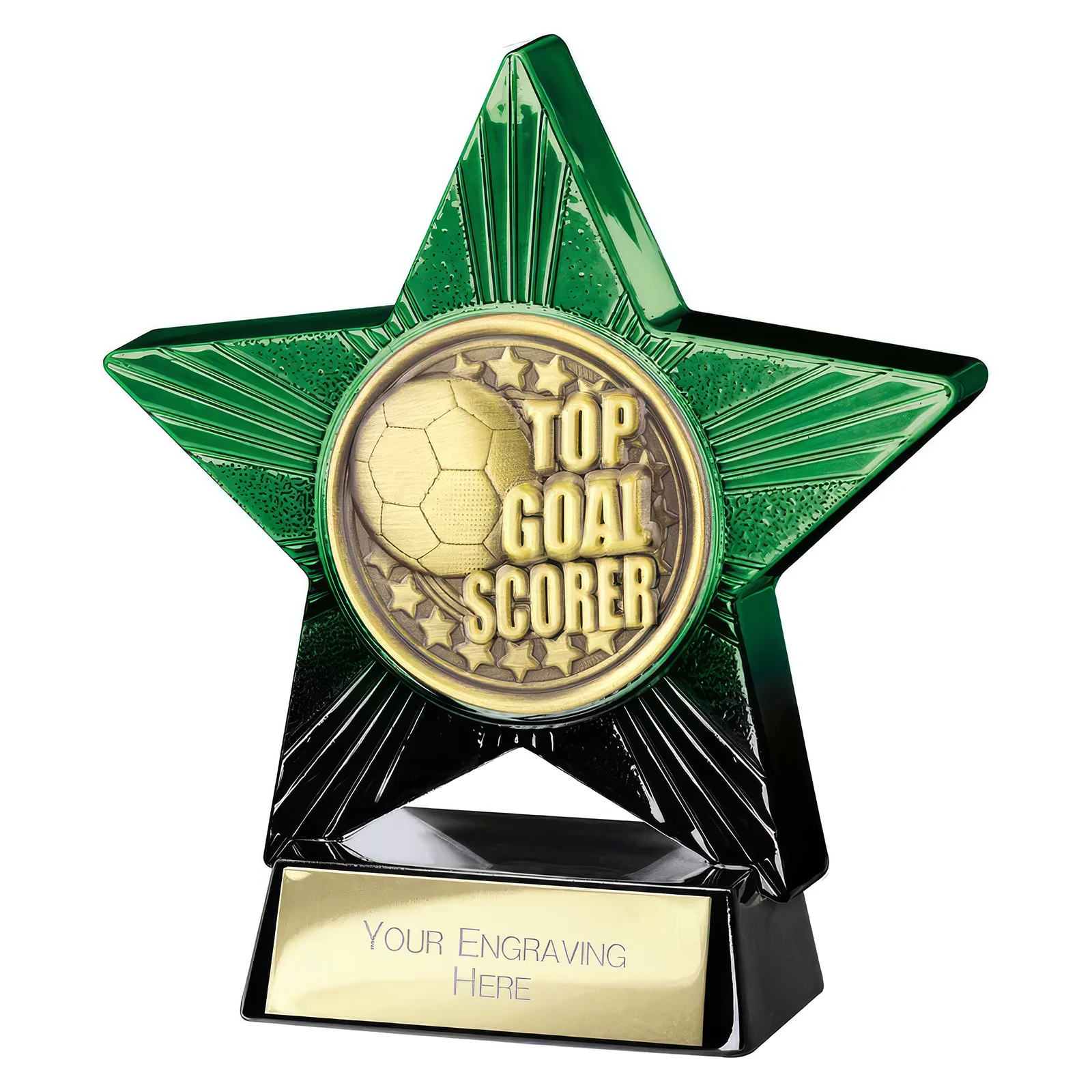 PQ25060 Superstar Top Scorer Award Green & Black - Image 1
